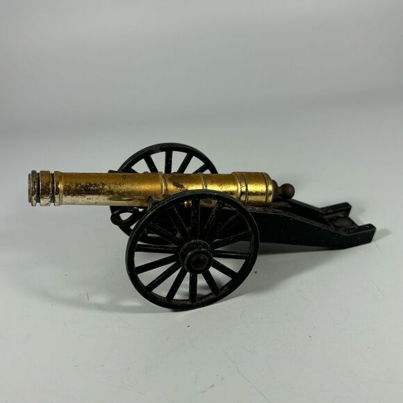 Vintage GP382 Toy Cast Iron Brass‎ Cap Cannon Made in Italy - Picture 3 of 7